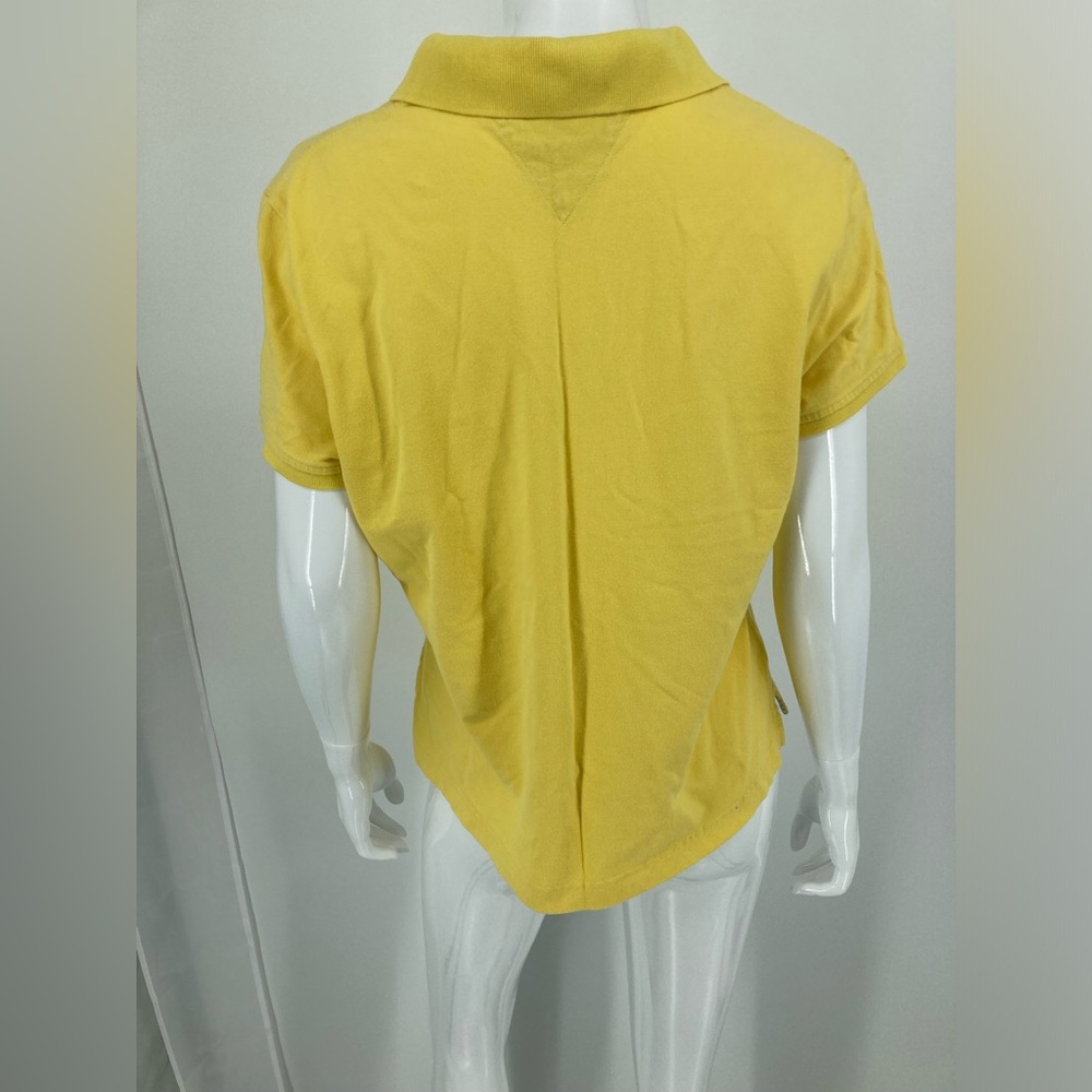 Tommy Hilfiger Yellow Pullover Polo Shirt Size XL Gently Used Cotton - Picture 3 of 5